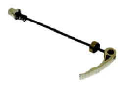 128mm Qr Front Skewer - Silver Alloy