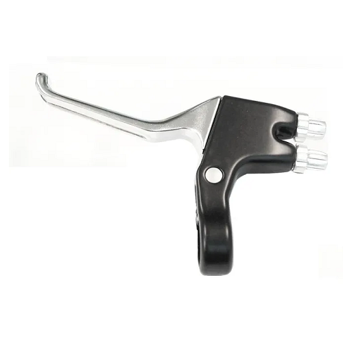 Alloy Dual Lh Brake Lever - Black/Silver