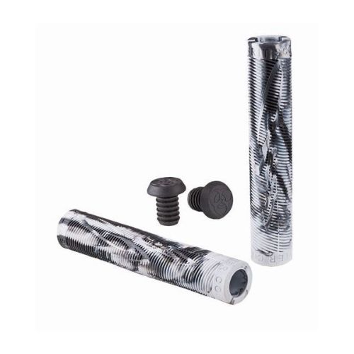 Grit 160MM Handlebar Grips - Black/White