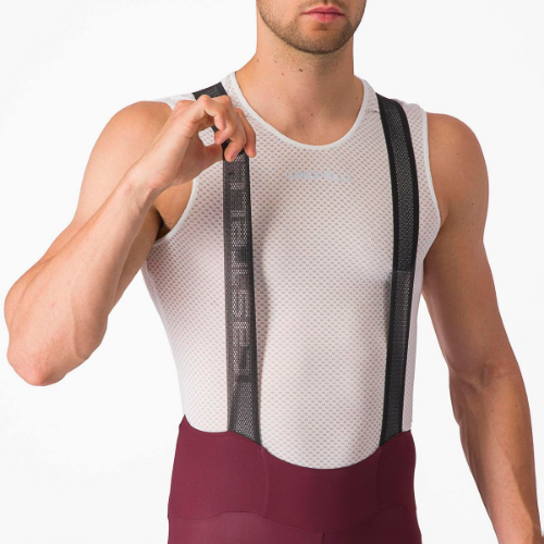 Castelli Espresso Bib Shorts - Deep Bordeaux