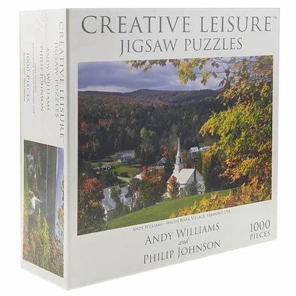 Creative Leisure Waites River Village, Vermont USA Puzzle - 1000pc - CLEARANCE