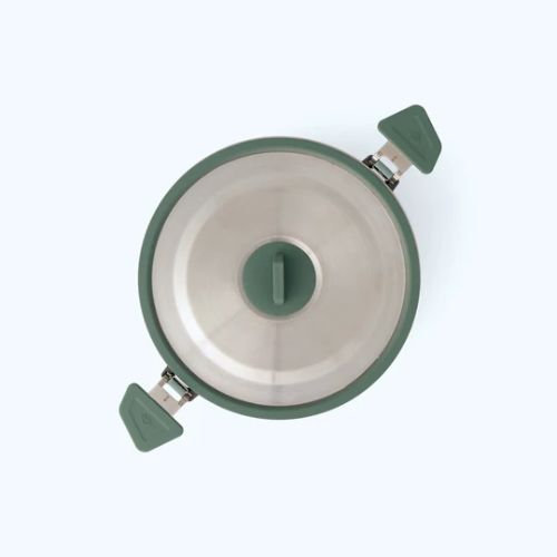Sea To Summit Detour Stainless Steel Collapsible Pot - 3L Green