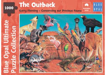 Blue Opal Garry Fleming The Outback 1000pc Puzzle - CLEARANCE