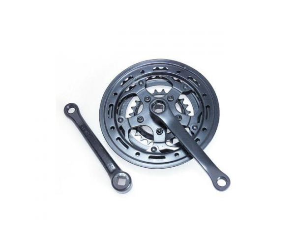 Steel 152mm Crankset - 24/34/42T