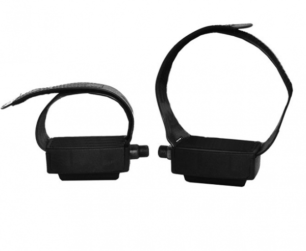 Exercise Bike Pedals - With Straps