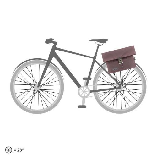 Ortlieb Twin-City Urban Bike Bag - Ash Rose