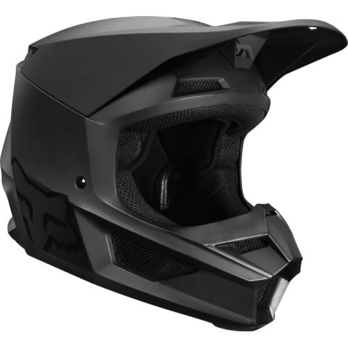 Fox Youth V1 Helmet - Matte Black - CLEARANCE