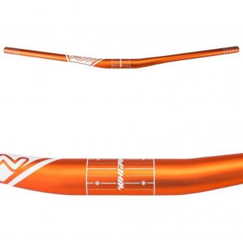 Funn Kingpin Orange Handlebar - 31.8mm, 785mm Wide, 15mm Rise