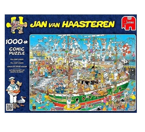 Jumbo JVH Tall Ship Chaos  1000 Pc Puzzle