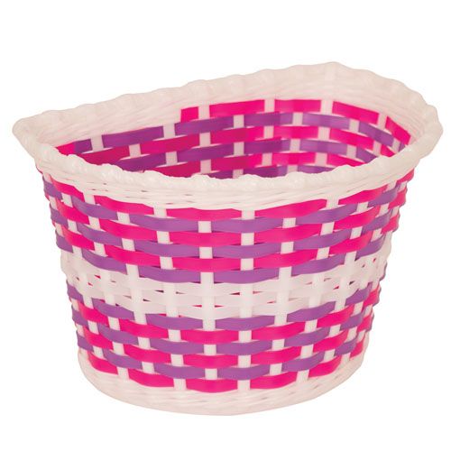 Kids Bike Basket - Pink/Purple