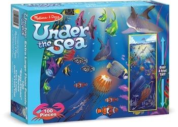 Melissa & Doug Under the Sea Floor Puzzle - 100pc
