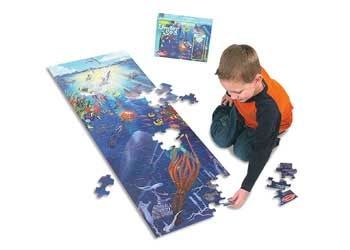 Melissa & Doug Under the Sea Floor Puzzle - 100pc