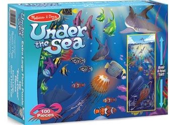 Melissa & Doug Under the Sea Floor Puzzle - 100pc
