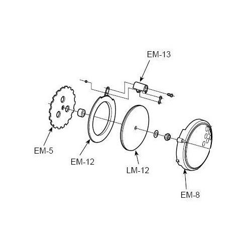 Minoura 500L Flywheel Cover