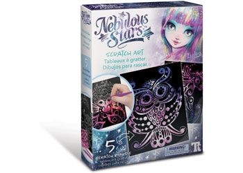 Nebulous Stars - Scratch Art _ CLEARANCE