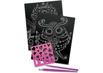 Nebulous Stars - Scratch Art _ CLEARANCE
