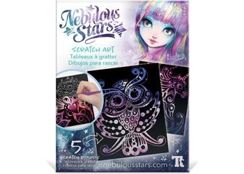 Nebulous Stars - Scratch Art _ CLEARANCE