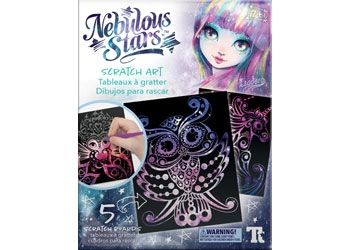 Nebulous Stars - Scratch Art _ CLEARANCE
