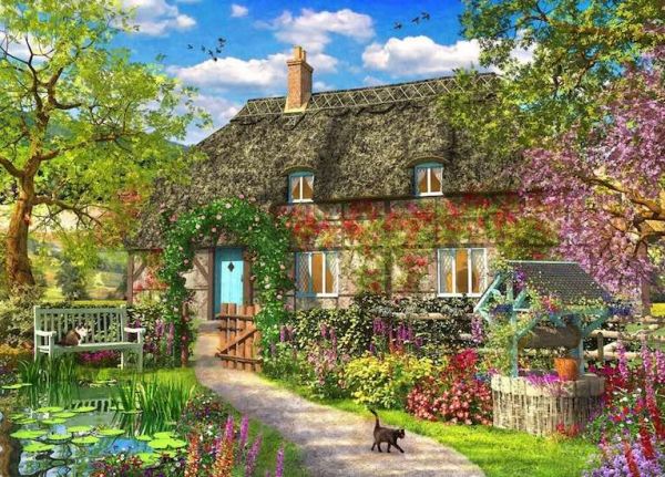 Holdson Picture Perfect 5 The Old Cottage 1000pc Puzzle - CLEARANCE