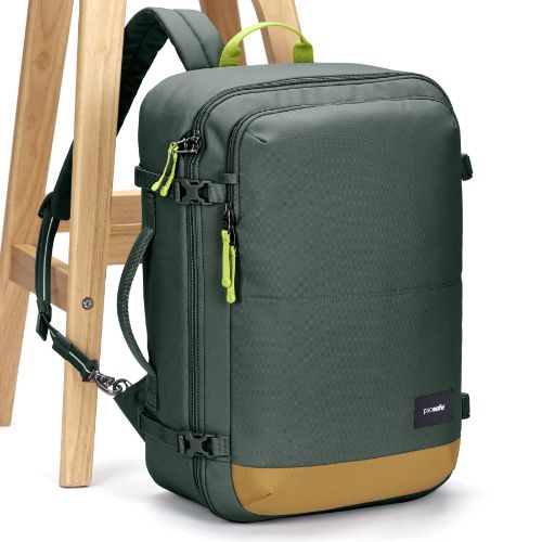 Pacsafe GO 34L Carry-On Backpack S25 - Spruce Green