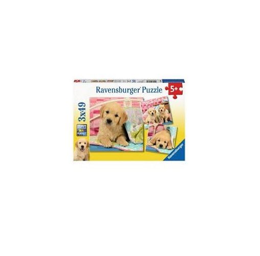 Ravensburger Cute Puppy Dogs Puzzle 3X49Pc - CLEARANCE