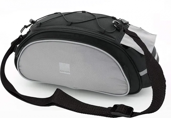 Sahoo Rack Top Bag - 13L Black/Grey - RED HOT DEAL
