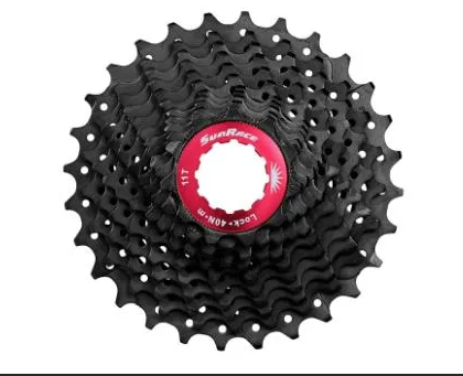 Sunrace 11 Speed MTB Cassette - Black Chrome