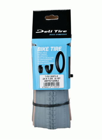 24 x 1-3/8 Grey, Pnuematic Tyre