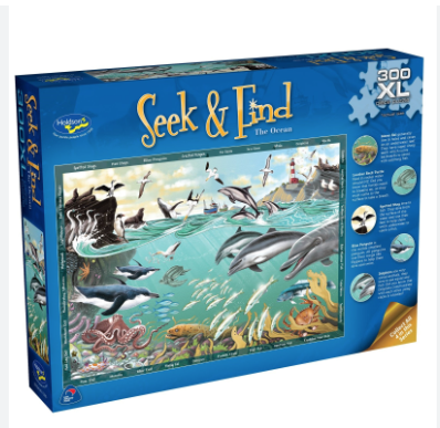 Holdsons Seek & Find The Ocean 300Xl Puzzle - CLEARANCE