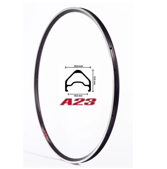 Velocity A23 700c Rim - WHITE - CLEARANCE