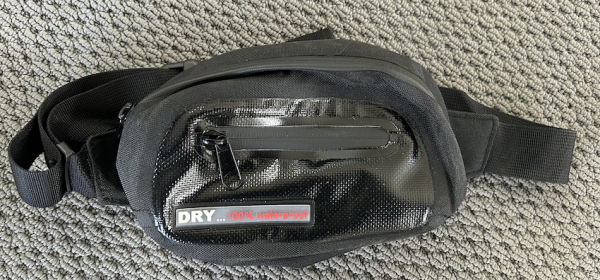 100% Waterproof Dry Waist Bag - Yellow/Black - CLEARANCE