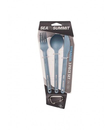 Sea To Summit Titanium Cutlery Set - 3pc