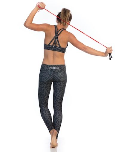 SIX30 Charcoal Cheetah Compression Tights - CLEARANCE