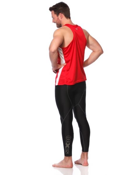 CLEARANCE - SIX30 Men's Running Singlet - Red