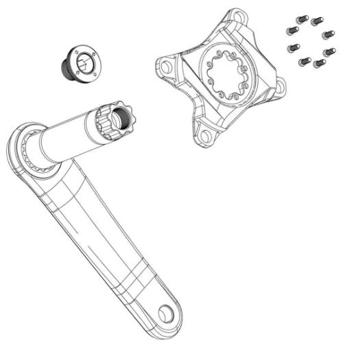Sram Cab Self-Extr M15/M26 Gxp Slv - SUPER SALE