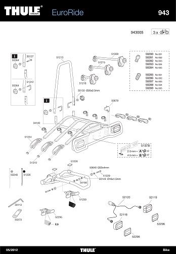 THULE TIGHTENING HANDLE