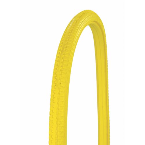 24 X 1-3/8 PUF Tyre, YELLOW SOLID