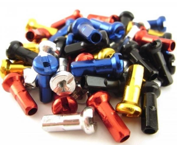 Alloy Spoke Nipple - 7 Colours - Pkt of 10