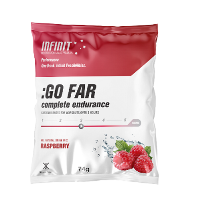 INFINIT NUTRITION Go Far Raspberry Sports Hydration Mix - 1.33kg