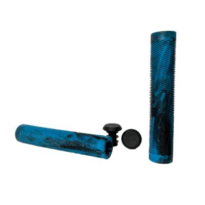 Grit 160MM Handlebar Grips - Blue/Black