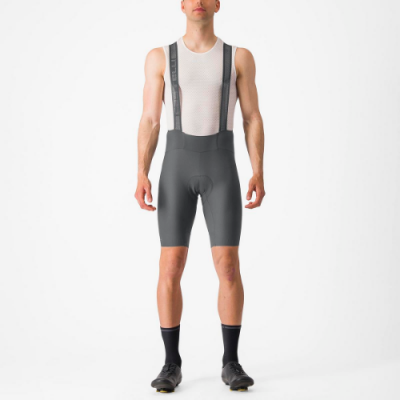 Castelli Espresso Bib Shorts - Gunmetal Grey