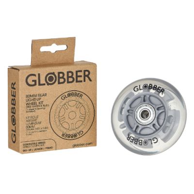 Globber Rear Light Up Wheel - 80Mm X 24Mm - Go-Up/Primo/Junior/Elite