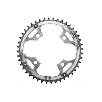 44T X 104 Bcd 8/9 Speed Alloy Chain Ring - Black
