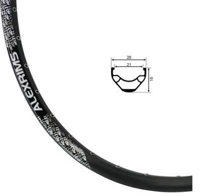 Alex DM21 26" Rim - 36H