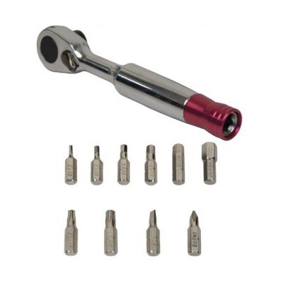 Alloy Ratchet 10 Bit Tool Set