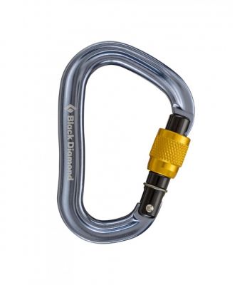 Black Diamond Vaporlock Screwgate Carabiner - SUPER SALE