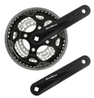 Sunrace MTB Crankset  - 170mm x 48/38/28T