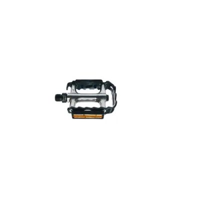 Alloy Pedals - Silver/Black