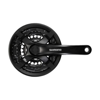 Shimano FC-TY501 Front Crankset - 175mm 42-34-24T Black