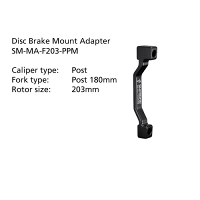 Shimano Sm-Ma-F203-Ppm Post Caliper Adapter - 203MM - SUPER SALE